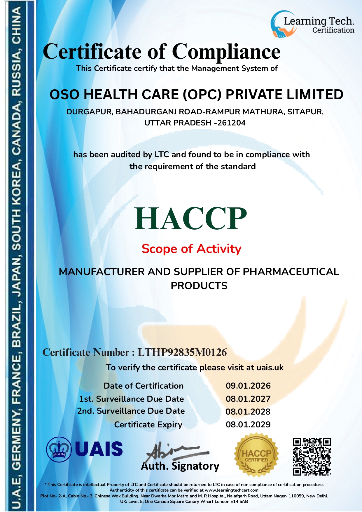 OSO HEALTH CARE- HACCP_page-0001