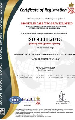 ISO 9001 CERTIFIATE