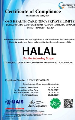 OSO HEALTH CAR- HALAL